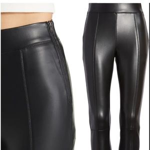 Top shop faux leather leggings